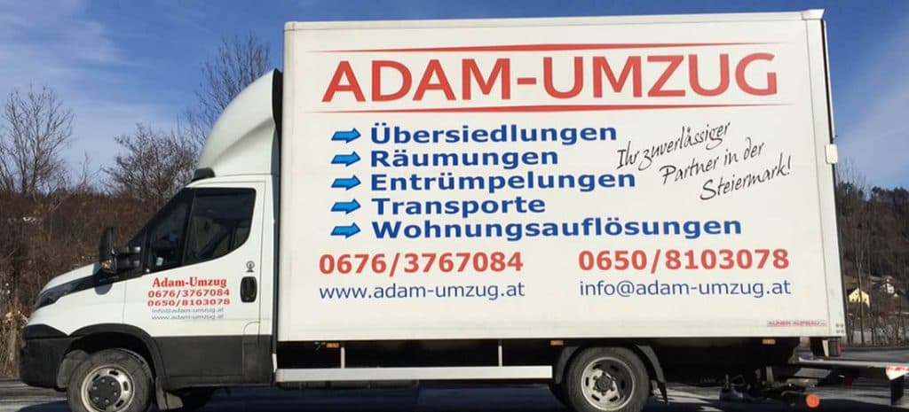 Adam Umzugsfirma Transporter