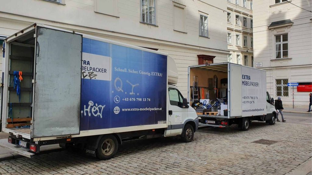 Umzugsfirma Wien Transporter Extra Möbelpacker